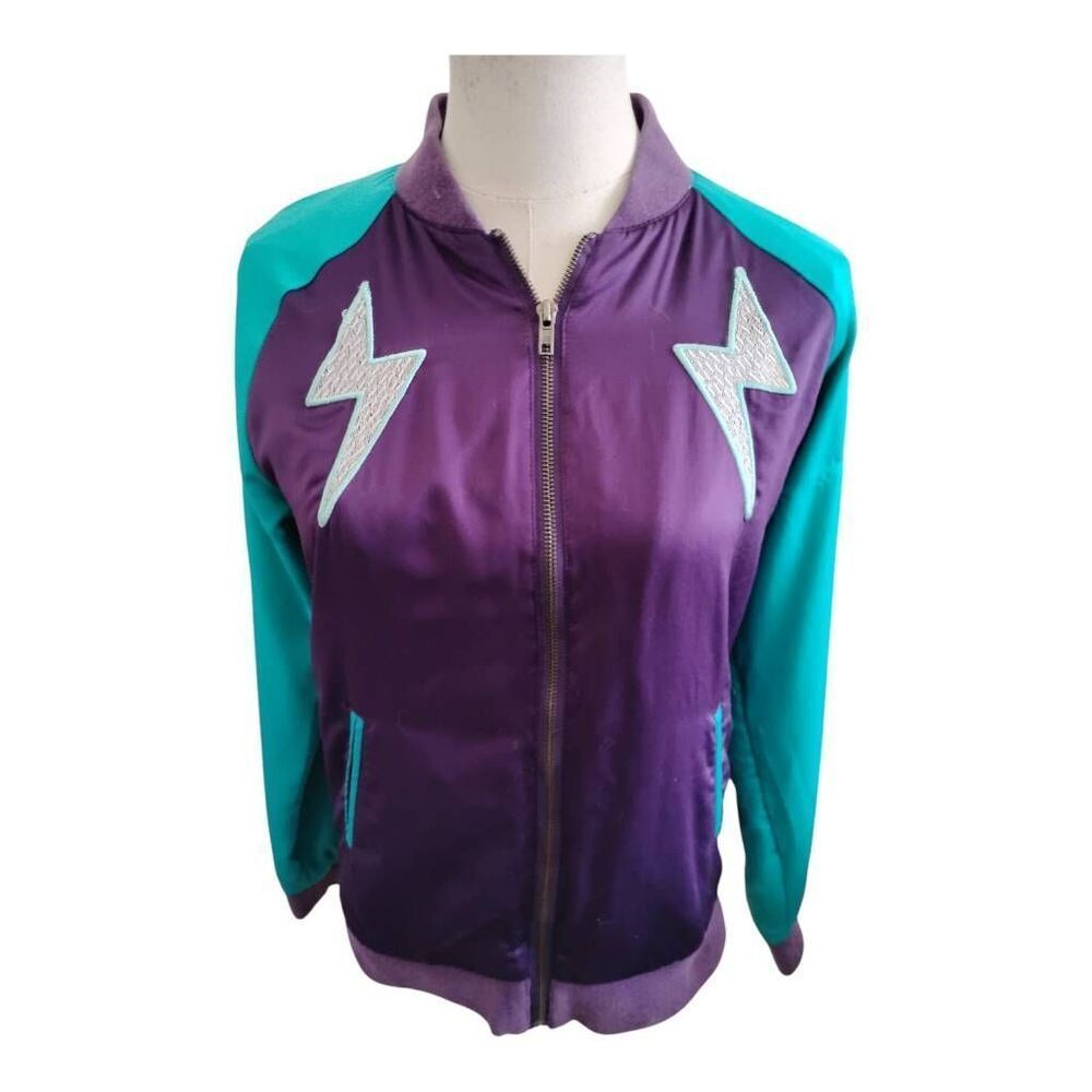 Women's SpaceAge‎ Cloud Lightning Purple Jacket Size XS